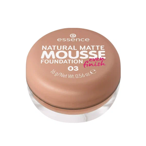 ESSENCE основа тональная мусс natural matte mousse foundation т.03